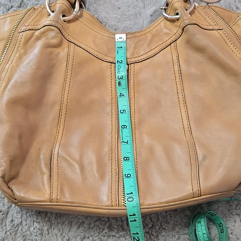 Michael Kors DAMAGED super soft real leather beige yellow shoulder bag